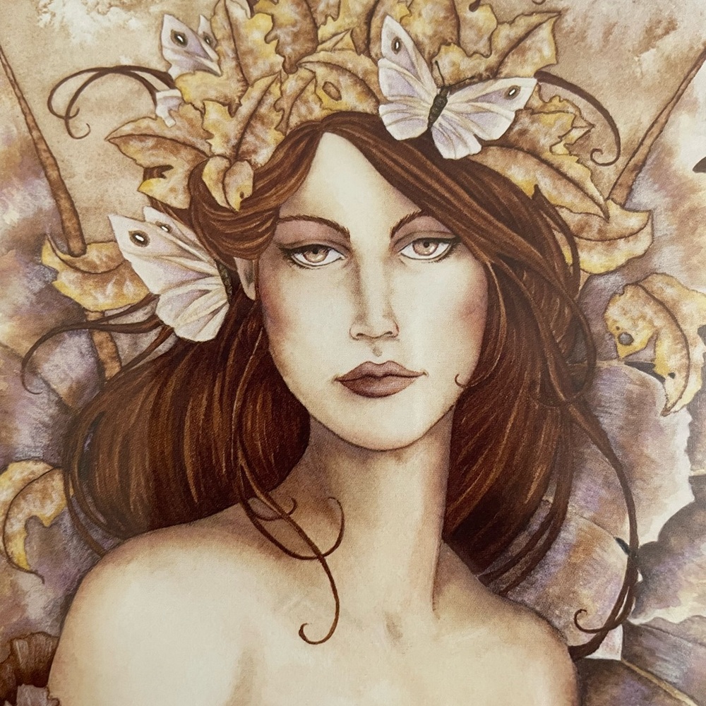 “Wind in Autumn” fairy print by Amy Brown.